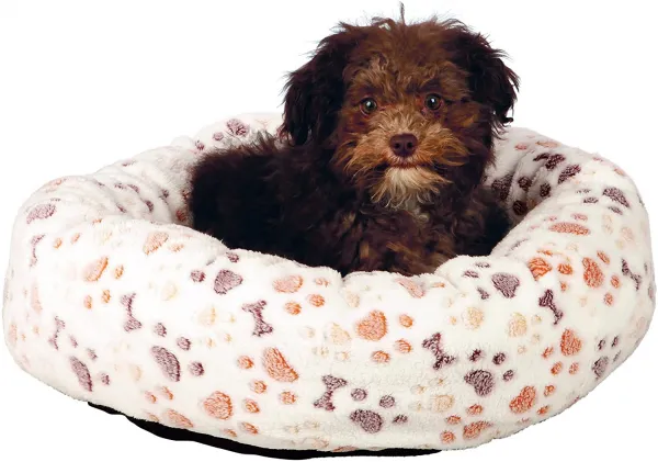 Trixie Lingo Bed White/Beige - Пухкаво легло на лапички за кучета и други домашни любимци 50/40 см. 1