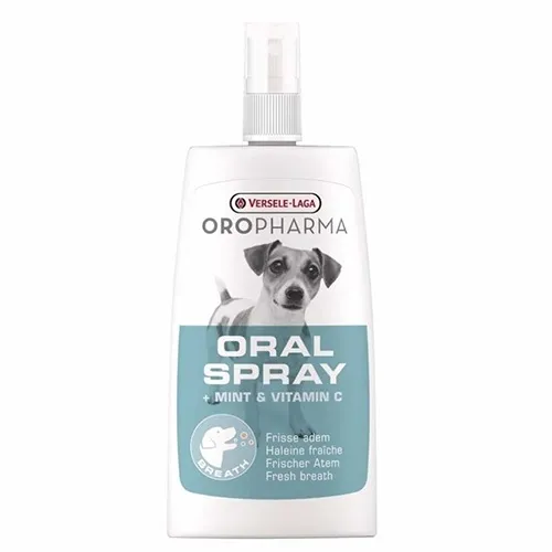 Versele Laga Oropharma Oral Sprey - Вода за уста за свеж дъх и бели зъби за кучета - опаковка 150 мл