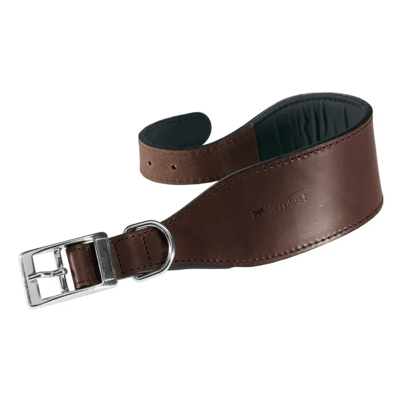 Ferplast Vip CW Brown Collar - Регулируем кожен нашийник/широк/ за кучета с обиколка на врата 40-46 см. 1