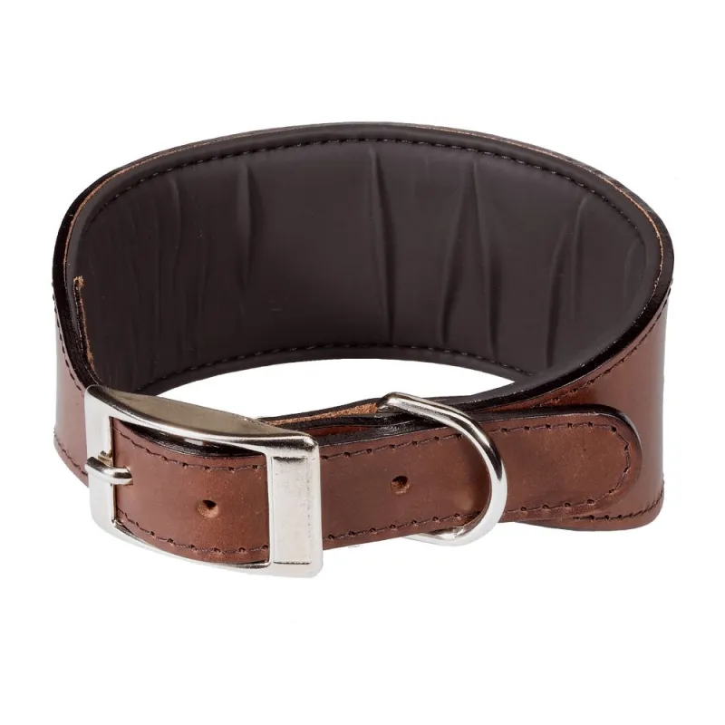 Ferplast Vip CW Brown Collar - Регулируем кожен нашийник/широк/ за кучета с обиколка на врата 40-46 см. 2