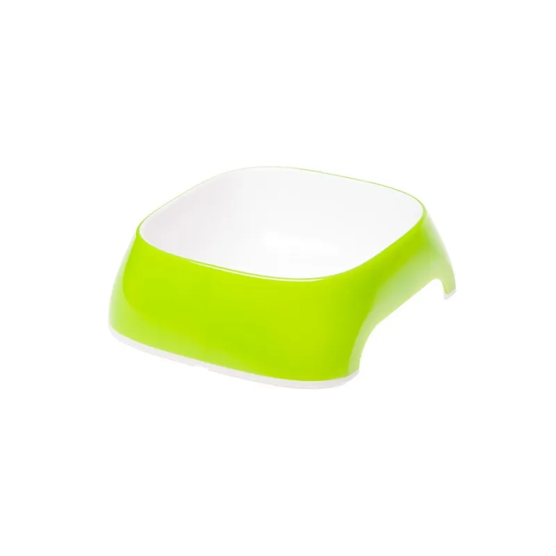 Ferplast Glam Bowl - Пластмасова купичка за кучета и котки за храна и вода, 400 мл. - зелена 1