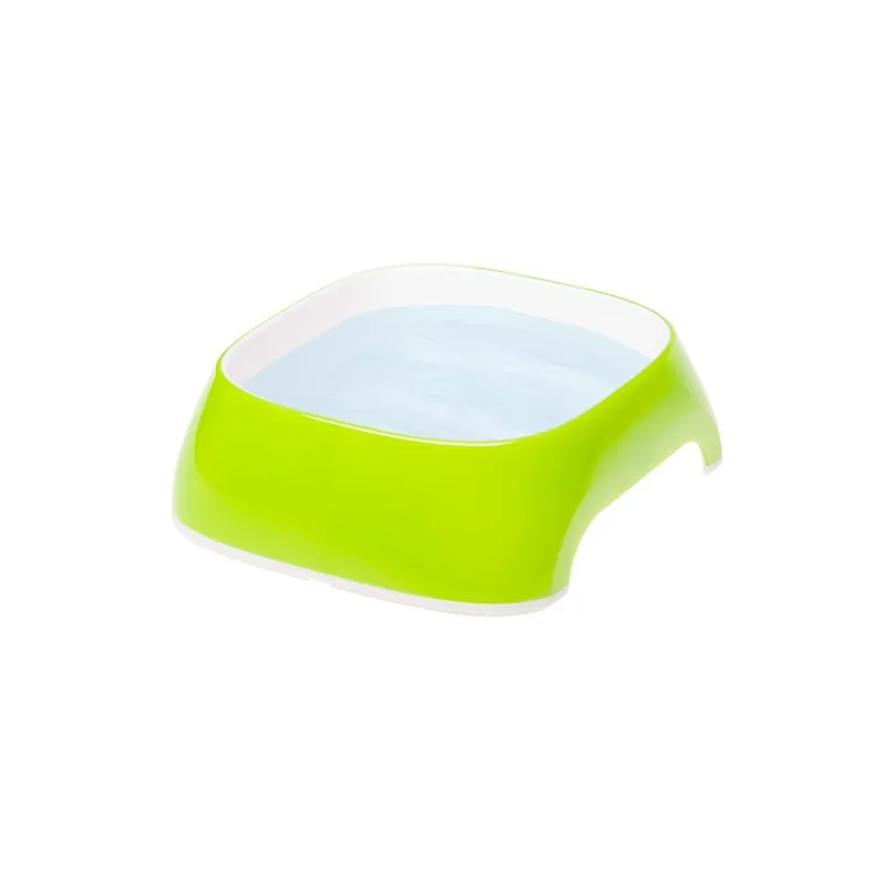 Ferplast Glam Bowl - Пластмасова купичка за кучета и котки за храна и вода, 400 мл. - зелена 2