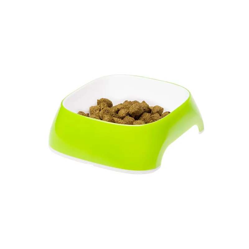 Ferplast Glam Bowl - Пластмасова купичка за кучета и котки за храна и вода, 400 мл. - зелена 3