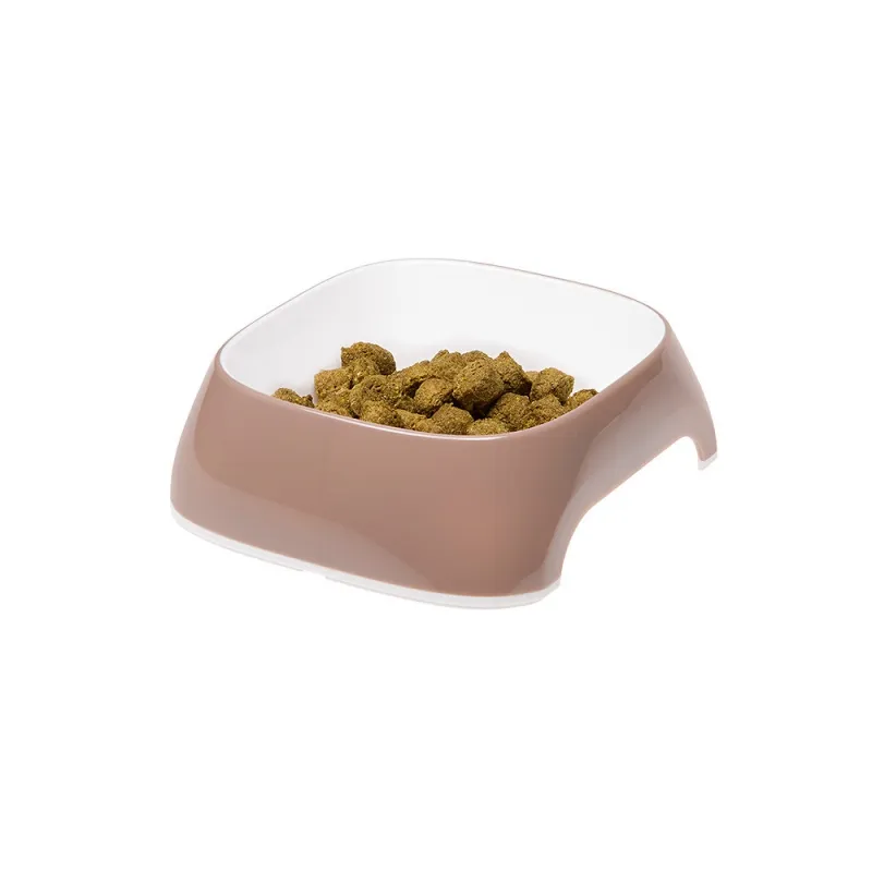 Ferplast Glam Bowl - Пластмасова купичка за кучета и котки за храна и вода, 400 мл. - цвят бежов 3