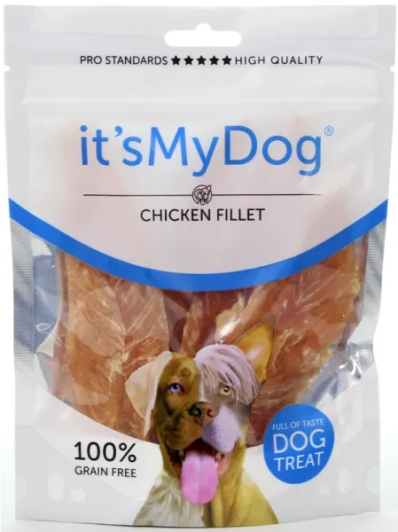 It's My Dog Chicken Fillet Grain Free - Кучешко лакомство пилешко филе , без зърно, 2 броя х 85 гр.