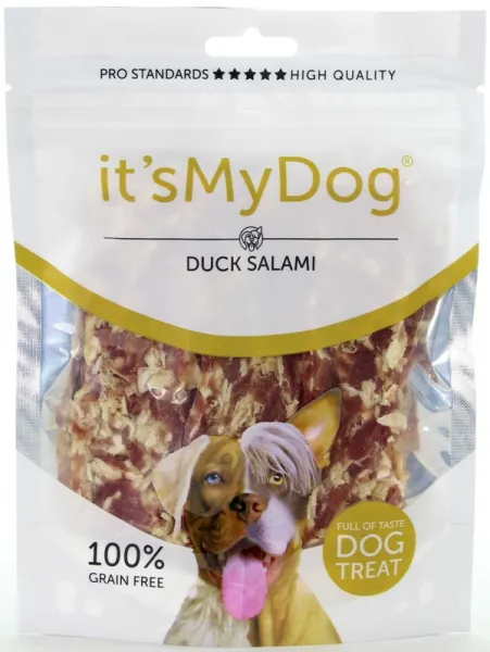 It's My Dog Duck Salami Grain Free - Кучешко лакомство патешко филе салам , без зърно 2 броя х 85 гр.
