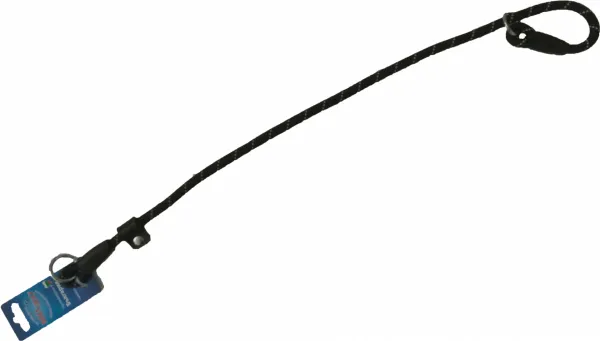 Миазоо Ексклузив - Удавник въже за кучета , светлоотразителни нишки ф10мм/60см черен