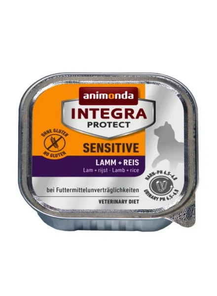 Animonda integra sensetive lamb - Пастет с агнешко месо, за котки с хранителна алергия, 4 броя х 100 гр.