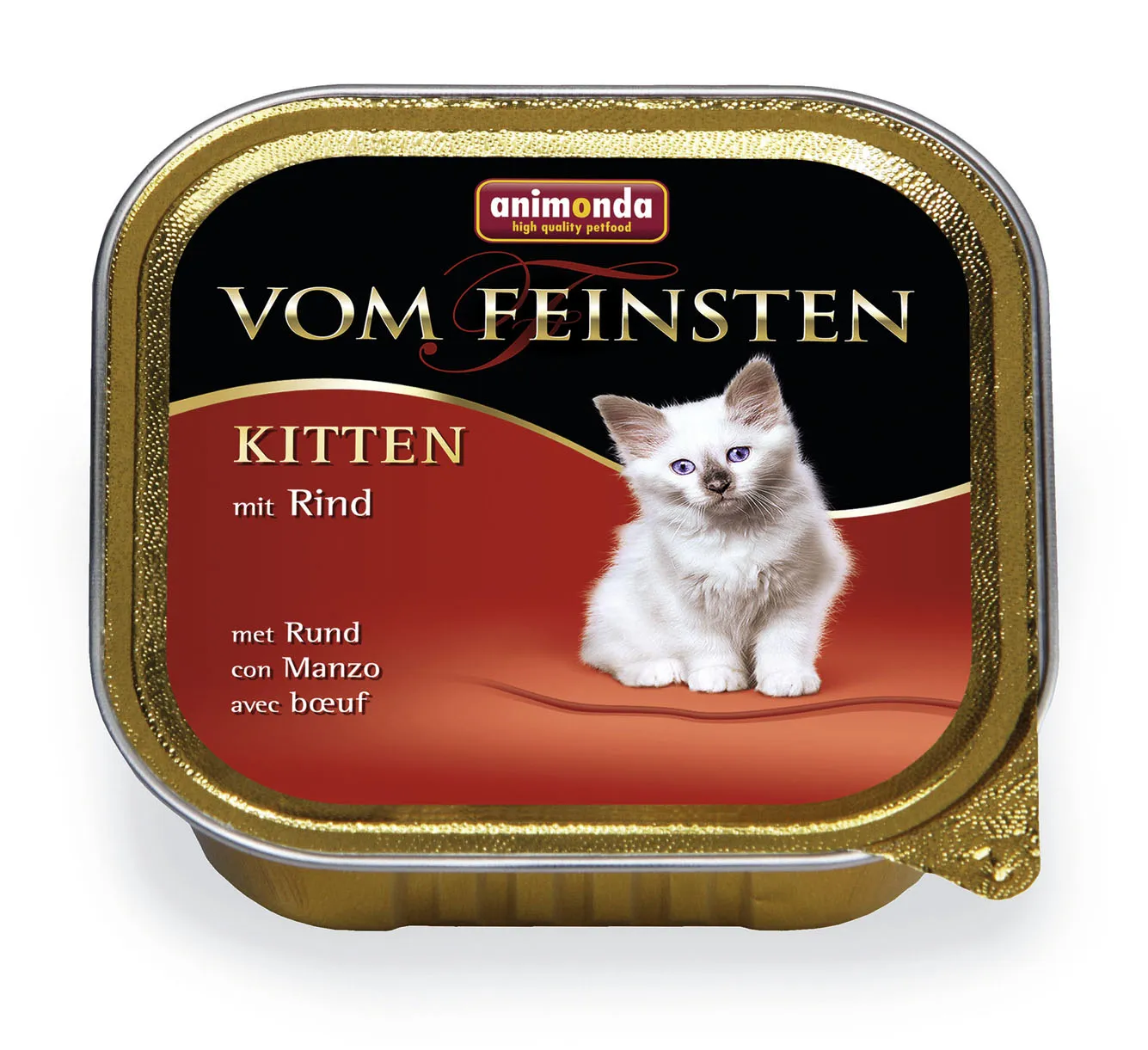 Animonda von feinsten kitten beef -Пастет с телешко месо,за котенца от 1 до 12 месеца, 6 броя х 100 гр.