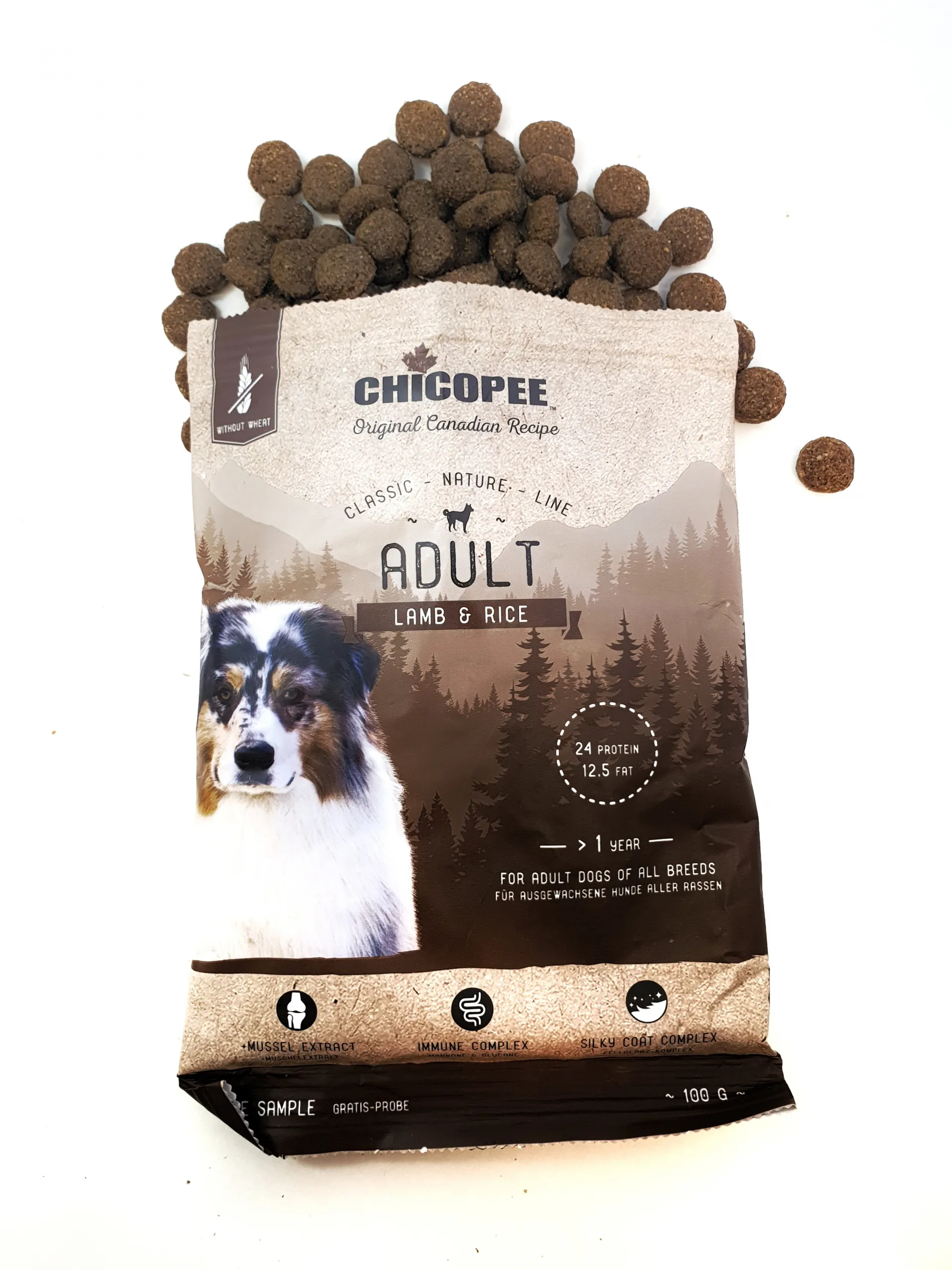 Chicopee Classic Nature Adult-Храна за кучета над 12 месеца с агне и ориз 2 кг. 2