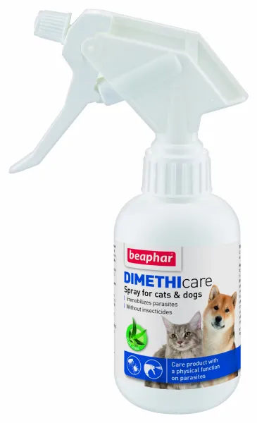 Beaphar Dimethicare Spray - Спрей за кучета и котки против бълхи, кърлежи, комари, пясъчни мухи 200 мл.