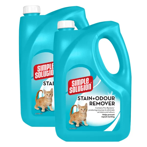 Simple Solution Stain & Odour Remover -Спрей против петна и миризми за котки 4 литра