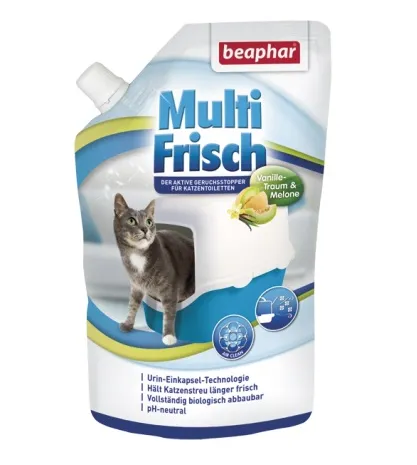 Beaphar Multi Frisch Ocean Breeze - Биологично активен ароматизатор за котешка тоалетна / океански бриз / 400 гр.