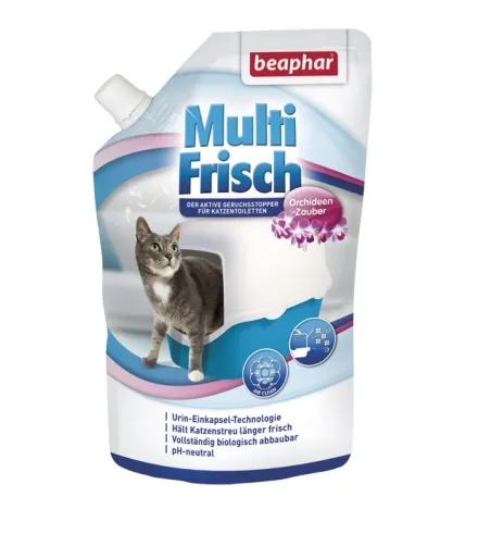 Beaphar Multi Frisch Floral Scent - Биологично активен ароматизатор за котешка тоалетна / цветя /400 гр.