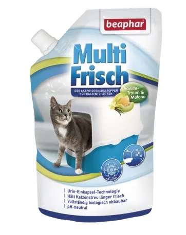 Beaphar Multi Frisch Vanilla Dream - Биологично активен ароматизатор за котешка тоалетна / ванилия /400 гр.