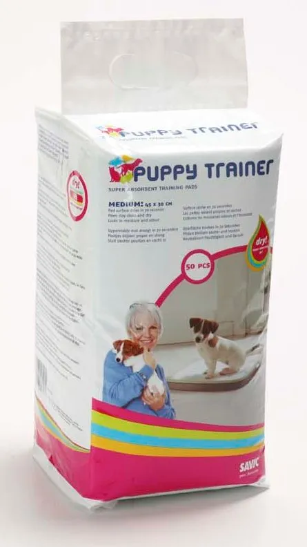 Savic Puppy Pads - Средни подложки за уриниране 45 х 30 см, 30 броя