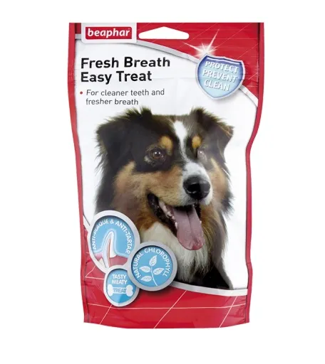Beaphar Fresh Breath Easy Treat- Лакомство за кучета, хапки за свеж дъх и чисти зъби, 2 пакета х 150 гр.