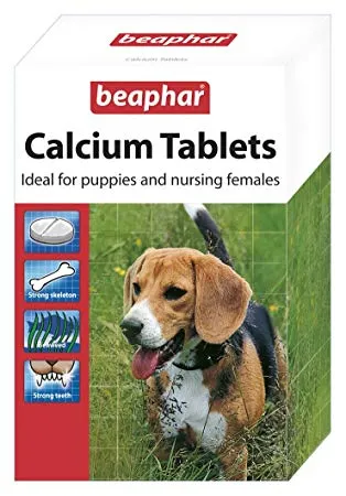 Beaphar Kalktabletten- Калциеви таблетки за кучета, 180 бр.