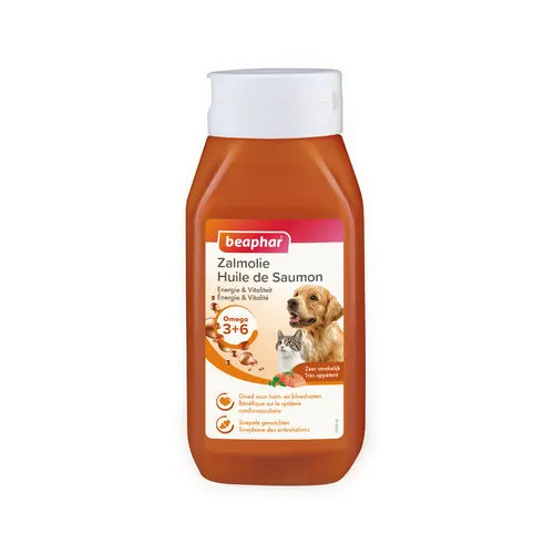 Beaphar Salmon Oil - Масло от сьомга за здрава и лъскава козина за кучета 430 мл.