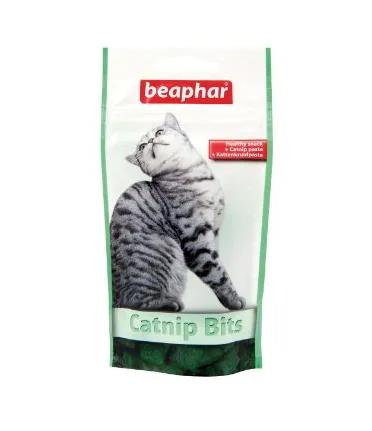 Beaphar Catnip Bits -Лакомство хапки с котешка трева, 3 броя х 35 гр.