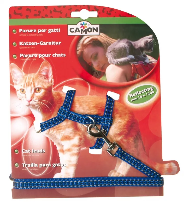 Camon Повод с надгръдник за котета