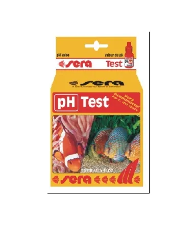 Sera - pH test - за точно определяне на pH на водата,може да се използва за около 80 измервания