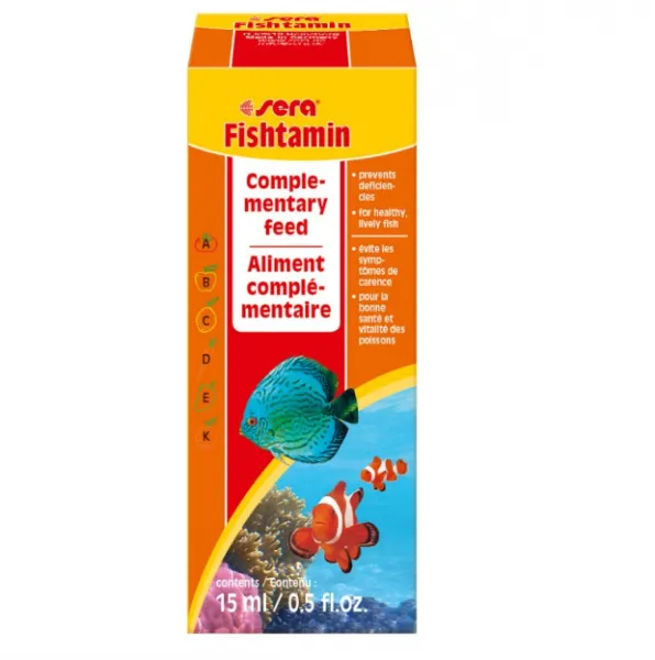 Sera Fishtamin- Витамини за рибки 15 мл.