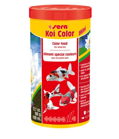Sera Koi Color Mini - Оцветяваща храна за риби кои до 12 см./1000 мл.