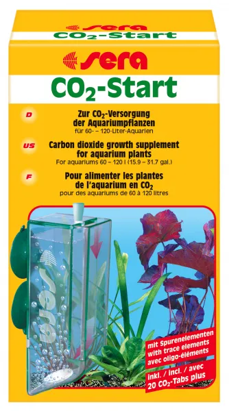 Sera CO2- Старт за аквариуми до 120 л,дифузионен реактор за снабдяване с въглероден двуокис за силни аквариумни растения