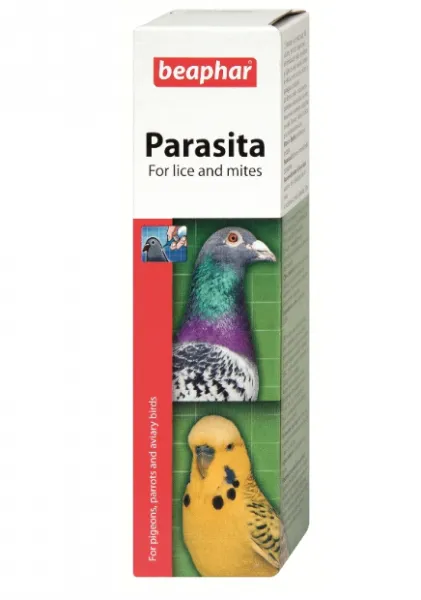 Beaphar Parasita-Противопаразитни капки за декоративни  птици, гълъби 50 мл. 