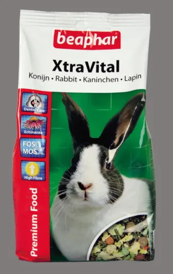  Beaphar Xtra Vital- Пълноценна храна за зайци от най-високо качество 1 кг.