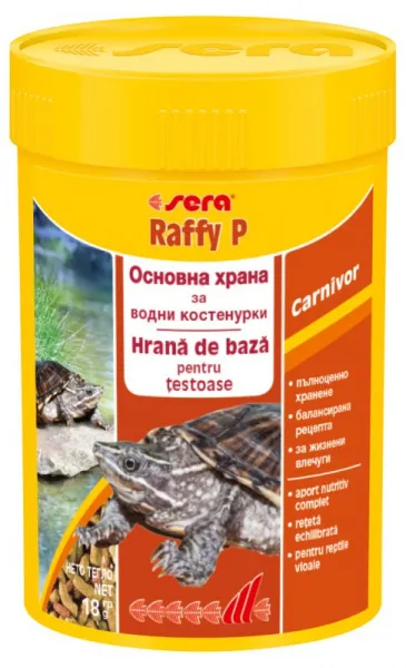 Sera Raffy P-Основна гранулирана храна за костенурки 1000 мл.