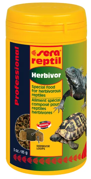 Sera Professional Herbivor -Храна за растителноядни влечуги - костенурки, игуани и др. 250 мл. 1