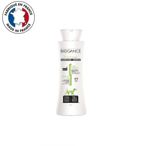 Biogance Nutry repair shampoo - Кучешки шампоан,възстановяващ, за изтощена козина 250 мл.