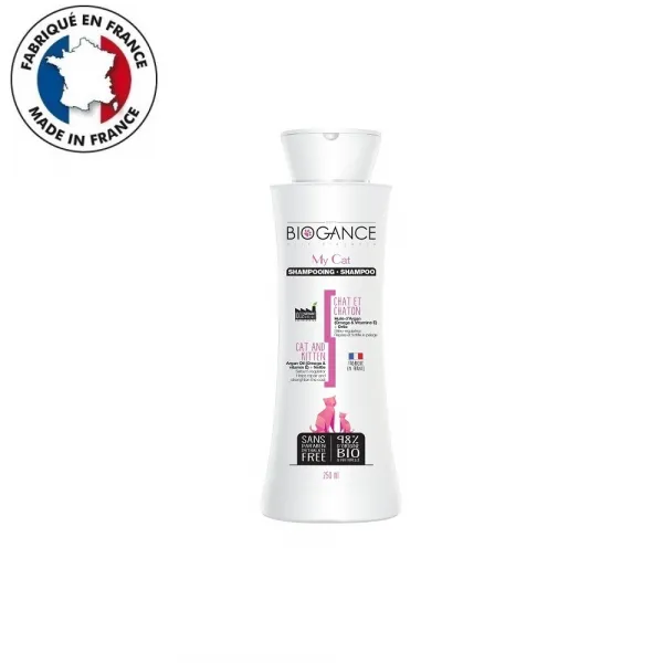 Biogance My cat shampoo -Подхранващ котешки шампоан 250 мл.