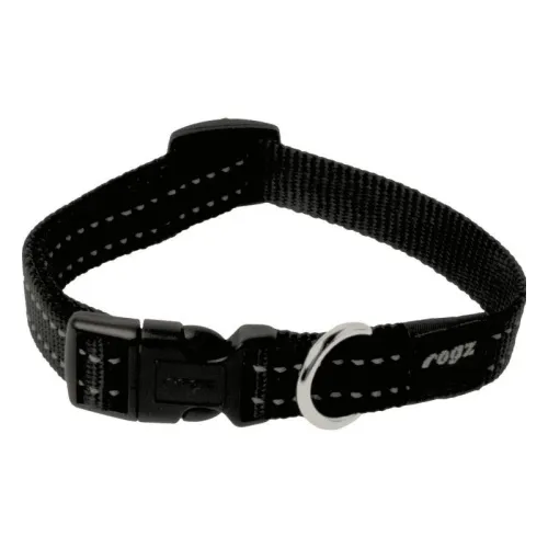 Rogz Collar Black Dog - Нашийник за куче 16мм/ 26 – 40 см. черен