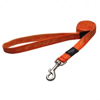 Rogz Alpinist Fixed Lead Small - Повод за кучета 11мм/-1,8м оранжев