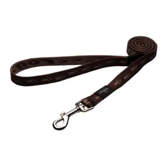 Rogz Alpinist Fixed Lead Small - Повод за кучета 11мм/-1,8м кафяв шоколад