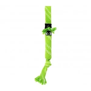 Rogz Scrubz - Кучешка играчка , въже за дърпане 31.5 см. зелен лайм