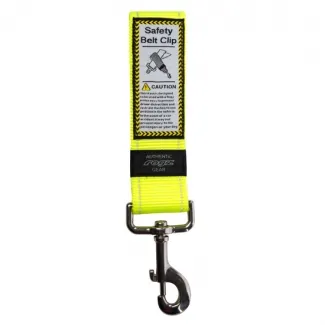 Rogz Safety Belt Clip - Щипка за предпазен колан , за кучета , жълта 4.5 см. 1