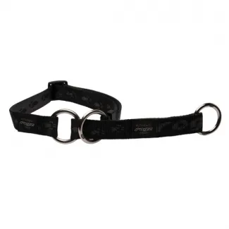 Rogz Alpinist Web Half-Check Collar Large - Нашийник тип душач за кучета 20мм/-42-60 см. черен