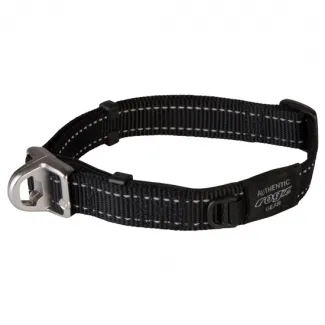 Rogz Safety Collar Quick Release Magnetic Collar L -Магнитен светлоотразителен нашийник за кучета 33 - 48 см. / 20 мм. черен