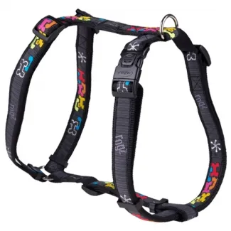 Rogz Fancy Dress Harness Small -Нагръдник за кучета с вратна обиколка от 20 до 34см. и гръдна от 23 до 37 см. черен