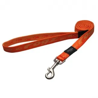 Rogz Alpinist Fixed Lead X-Large-Повод за кучета 25мм/-1,2 метра, оранжев
