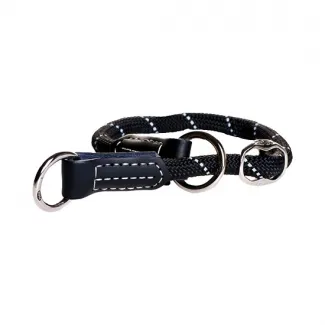 Rogz Rope Obedience Collar L - Нашийник тип душач за кучета , 40-45 см. черен