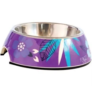 Rogz Purple Forest M - Купа за вода и храна за кучета , 700 мл. лилава гора
