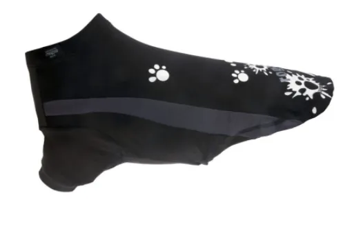 Rogz TeeSkin Paint Paw XS - Кучешка дрешка за хладни дни 28 см. цвят - черен
