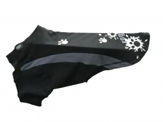 Rogz TeeSkin Paint Paw M - Кучешка дрешка за хладни дни 36 см. цвят - черен