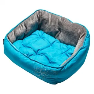 Rogz Blue Floran M - Легло за кучета и котки 29 см. 43 см. 56 см синьо
