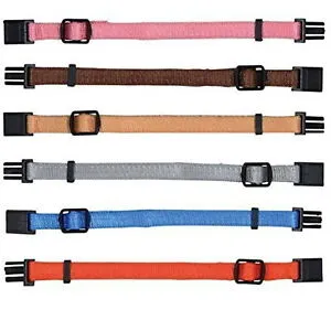 Junior Set of Puppy Collars -S/M  Комплект нашийници за кучета в различни цветове 17см./25 см./10мм. 6 броя